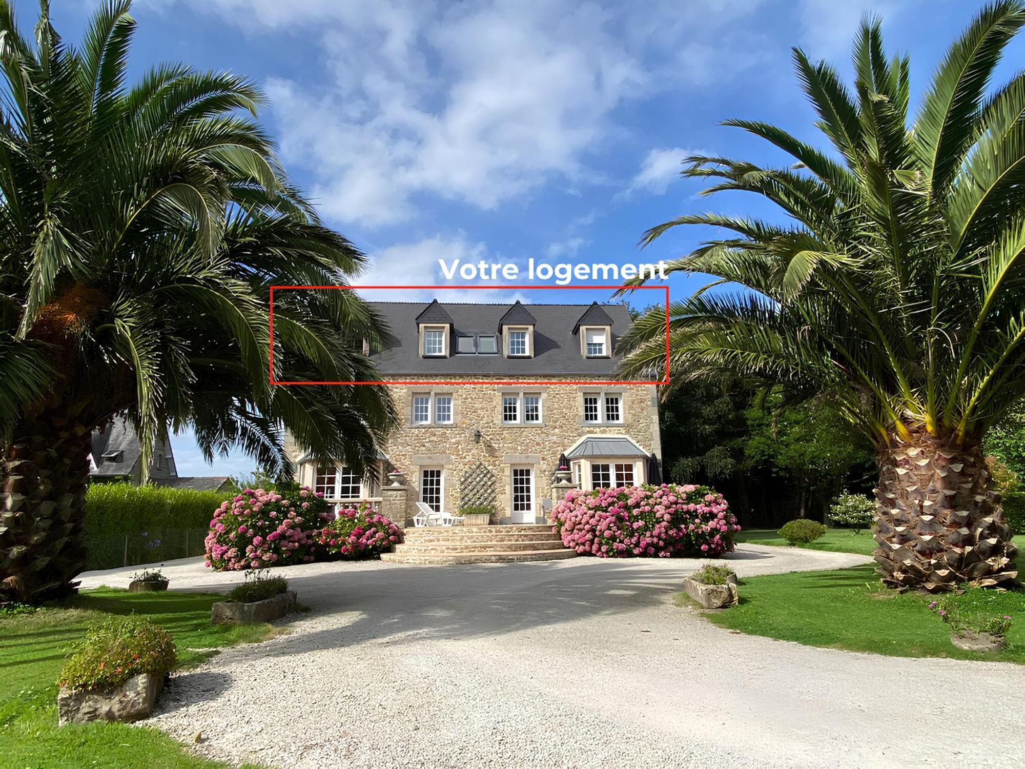 Duplex Bellevue, Vue Mer, A 50M De La Plage! Réville Exterior foto